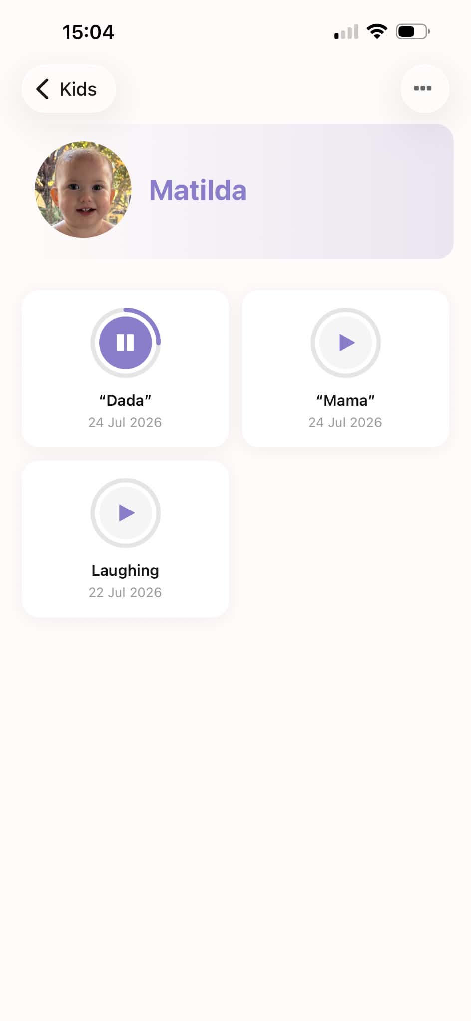 Chickpea app screenshot